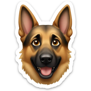 german shepherd  sticker