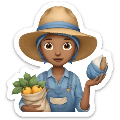 black cotton picker with wix sticker