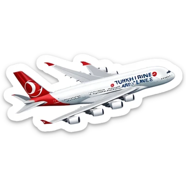 Turkish airlines Airbus A380-800 sticker