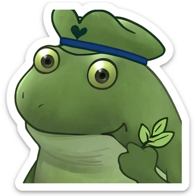 Green heart tree sticker