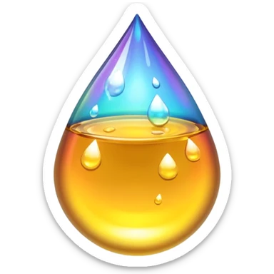 A drop of oilA drop of oil sticker