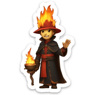 Pyromancer sticker