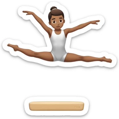 Ginnastica dinamica digitale sticker