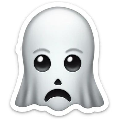 Snapchat ghost explaining sticker