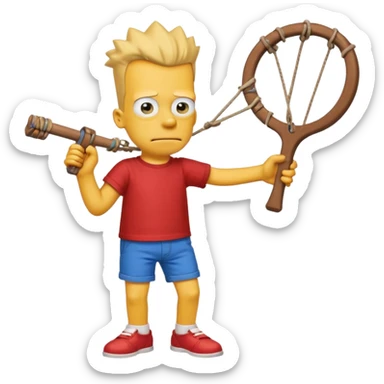 make the realistic bart simpson meme sticker