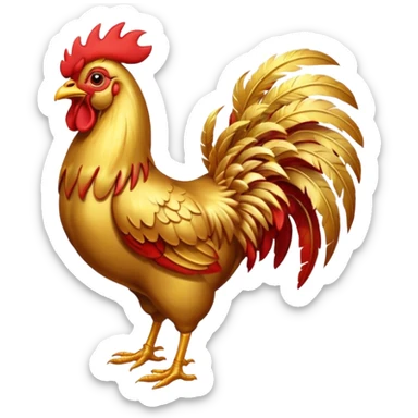 rooster emoji sticker