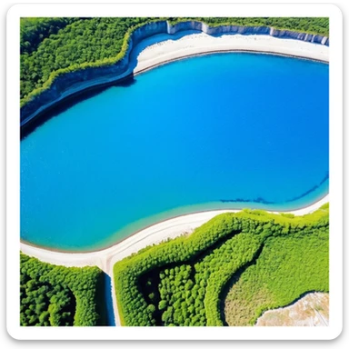 Сердечко в виде породы лайка sticker