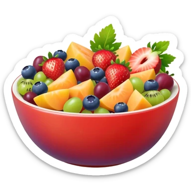 bowl of fruit salad























 sticker