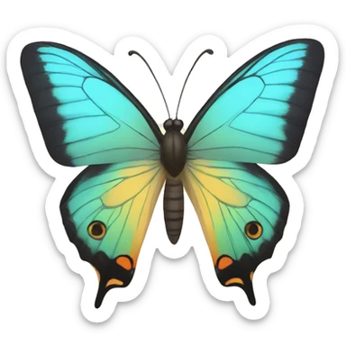 butterfly sticker