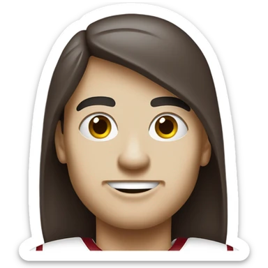 White Alabama crimson tide fan sticker