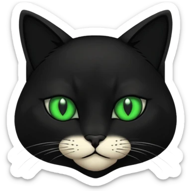 Baddie cat sticker