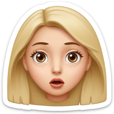 Fille émoji qui fait trop ca belle sticker