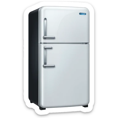 Un frigo americain avec des bras sticker