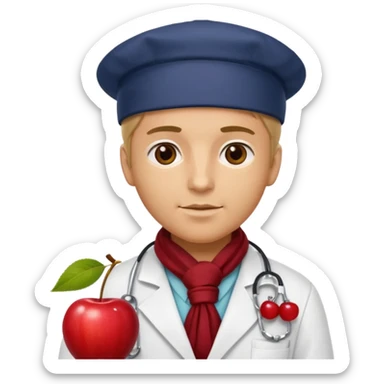Ami burro le duele la cabeza 👨‍⚕ 🧢🍒🧣🍋🍒🍎 sticker