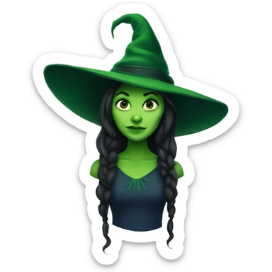 Elphaba sticker