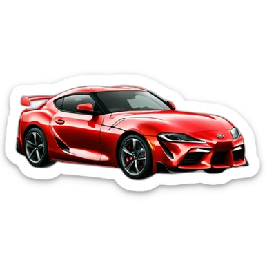 Toyota Supra  sticker