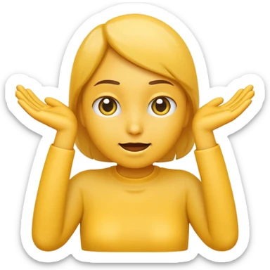 Emoji with eyes rolling backwards and hands to neck sticker