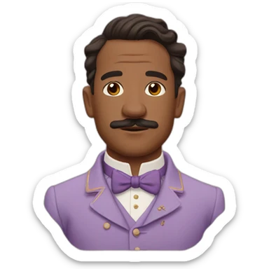 M gustave from the grand budapest hotel sticker