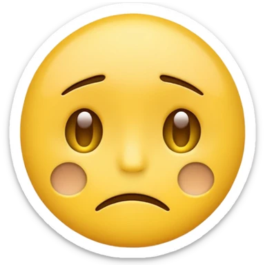 emoji triste sticker