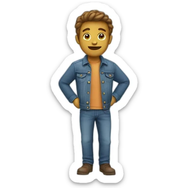 Jean qui baisse sticker