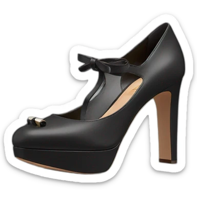 Black VALENTINO Tan-go PLATFORM PUMP sticker