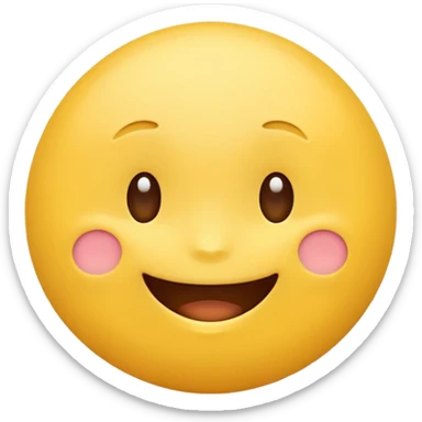 I want a cute squishy emoji sticker