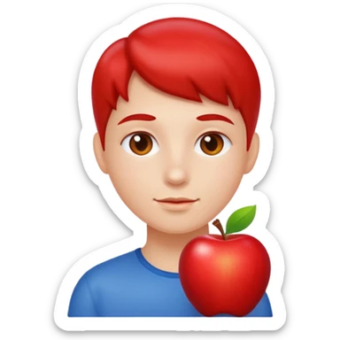 STUDY WITH APPLE sticker