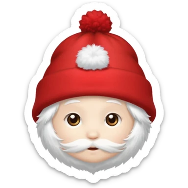 Christmas hat emoji sticker