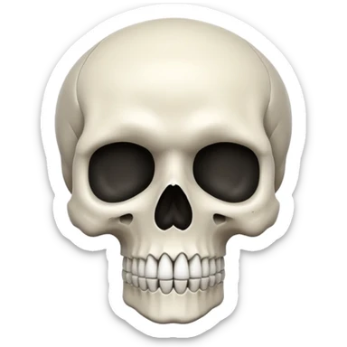 skull emoji use in whatsapp or instagram sticker