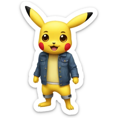 Pikachu informaticiens  sticker