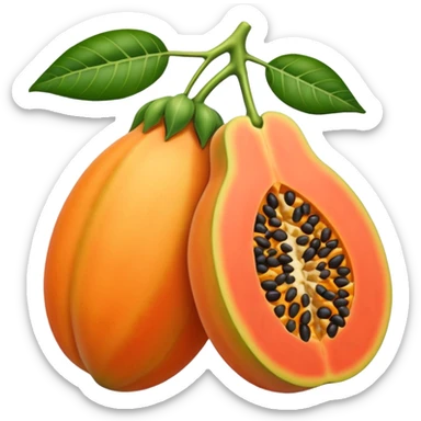 Papaya fruits sticker