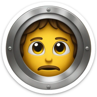 jesus peaking through the peephole sticker