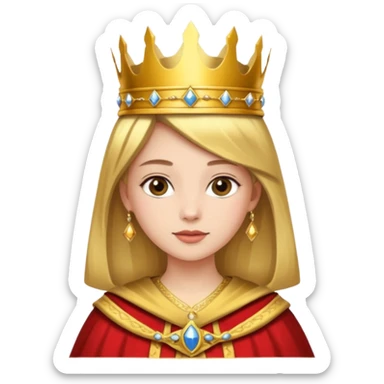girl king sticker