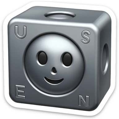 uranium metal sticker