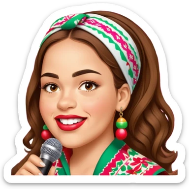 Colorful Singer sticker