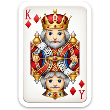 king of diamonds emoji sticker