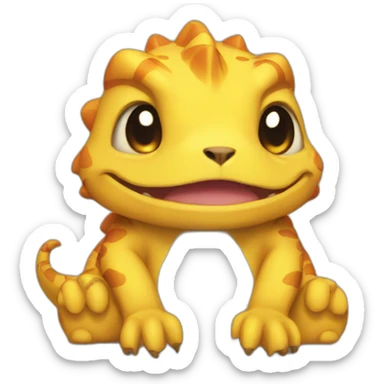 agumon sad sticker
