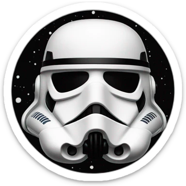galactic empire logo star wars sticker