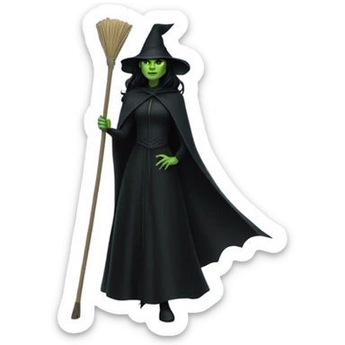 Elphaba from wicked sticker