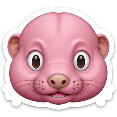 Naked mole rat sticker