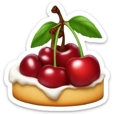 cherry on top sticker