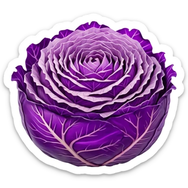 Red cabbage - grated sticker