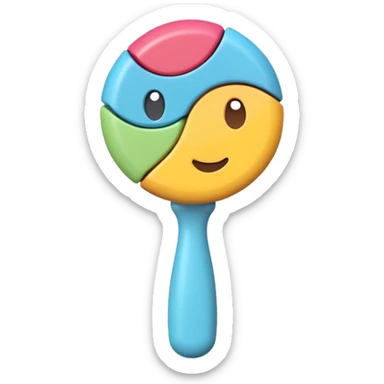 Sonajero de bebé sticker