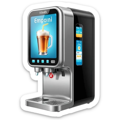 Digital soda dispenser   sticker