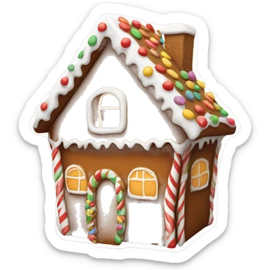 Gingerbread house sticker