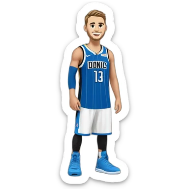 Luka Doncic civil sticker