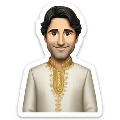 Justin Trudeau Indian  sticker
