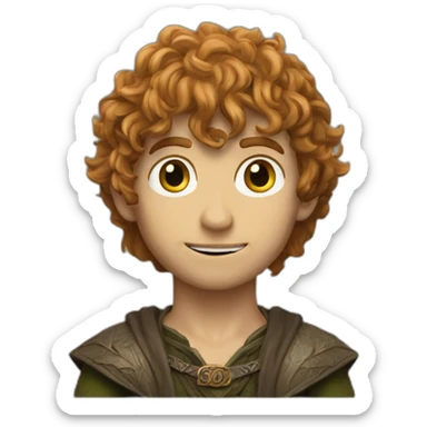 Pippin-lotr sticker