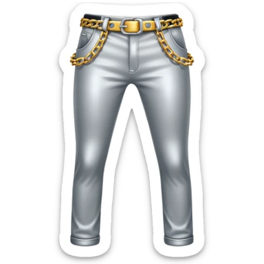Chain Belt on a pant  sticker