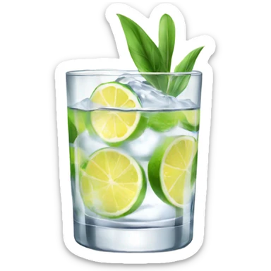 Gin tonic sticker